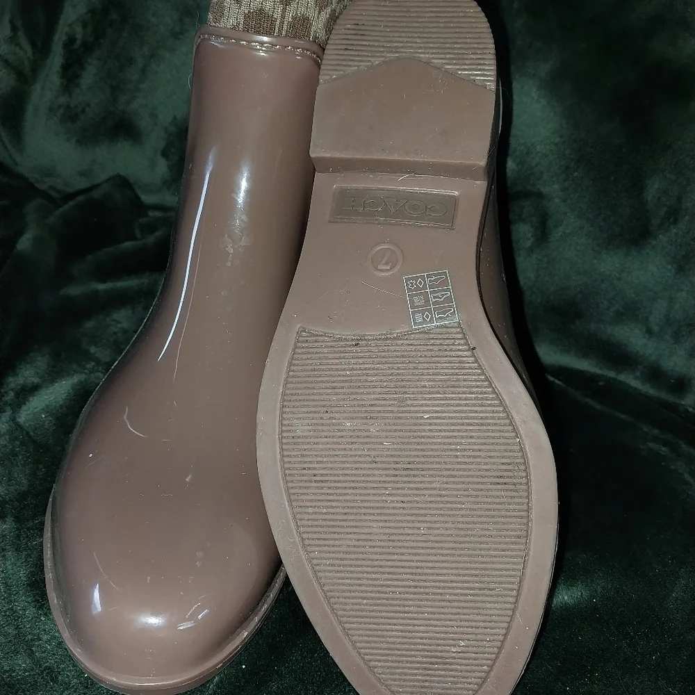Coach Rivington Rain boot NIB - Picture 4 of 4